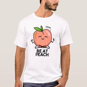 T-shirt Être À Peach Funky Fruit Pun