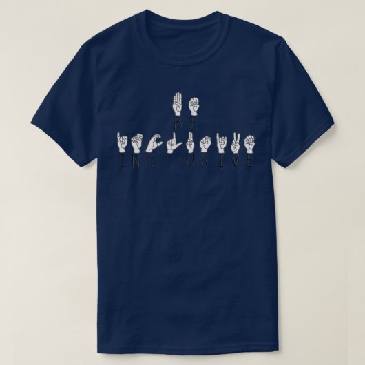 T-shirt Être ASL inclusif (Design devant)