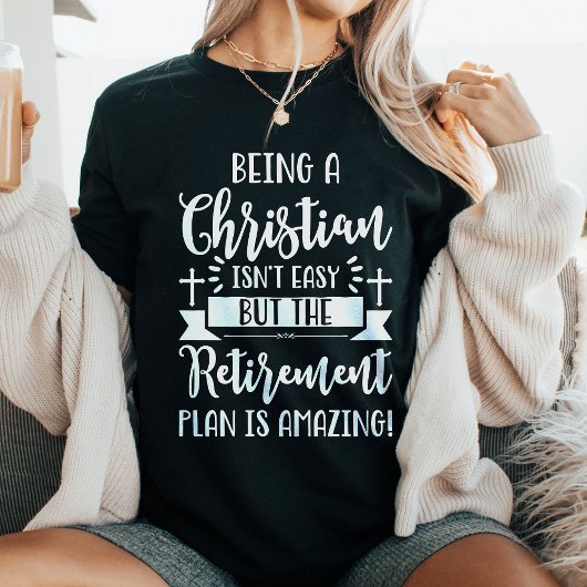 T-shirt Être chrétien n'est pas facile