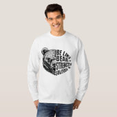 T-shirt Être comme l'ours dans la force et la solitude (Devant entier)