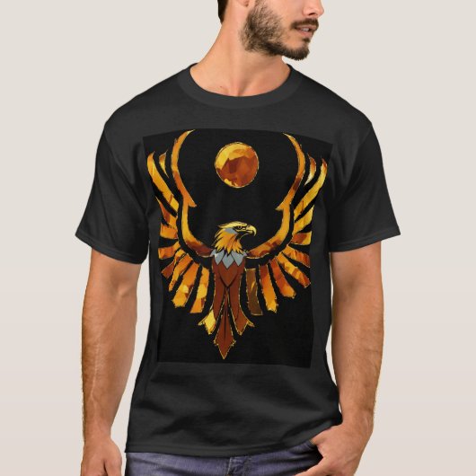 T-shirt Être dans une attitude comme un aigle (Devant)