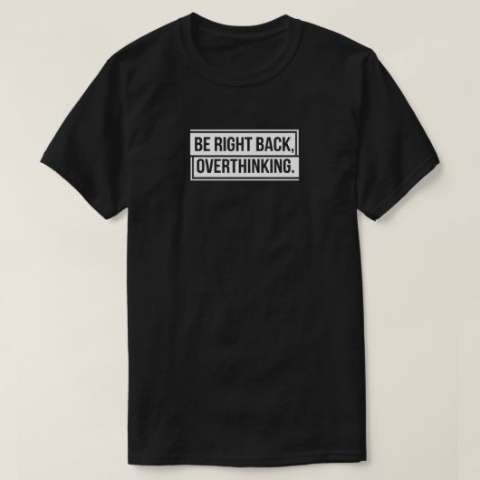 T-shirt Être de retour (Design devant)