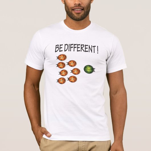 T-SHIRT ÊTRE DIFFÉRENT (Devant)
