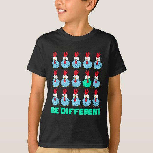 T-shirt Être différent (Devant)