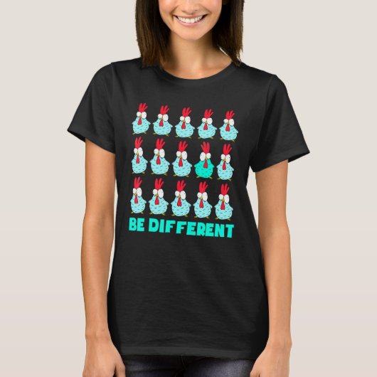 T-shirt Être différent (Devant)