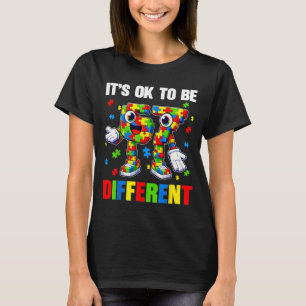 T-shirt Être différent 67 six sept puzzle autisme