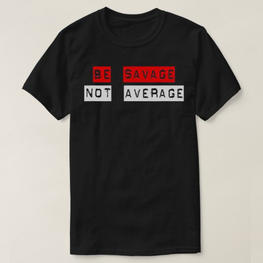T-shirt Être épargné pas moyen (Design devant)