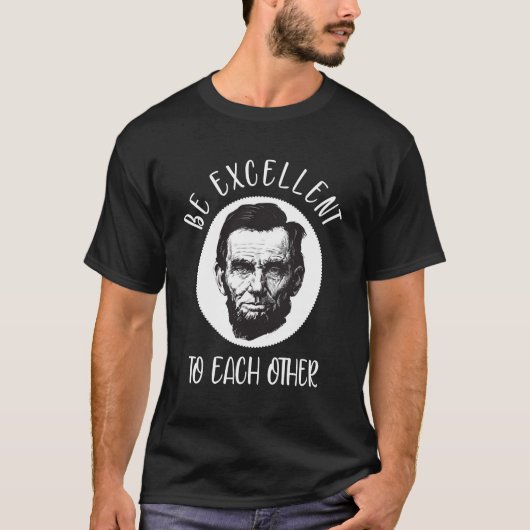 T-shirt Être excellent les uns envers les autres (Devant)