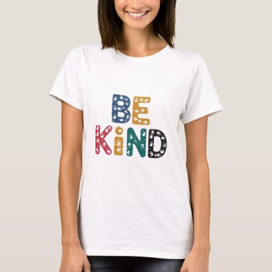 T-shirt Être gentil (Devant)