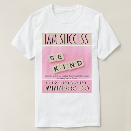 T-SHIRT ÊTRE GENTIL (Design devant)