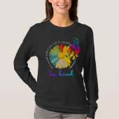 T-shirt Être gentil | Longs manches femmes (Devant)