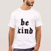 T-shirt Être gentil - Message simple positif (Devant)