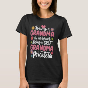 T-shirt Être Grand-Mère Est Honneur Être Grand-Mère Est