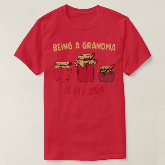 T-shirt Être Grand-mère Jam Granny Enfance Grand-parents (Design devant)