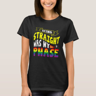 T-shirt Être hétéro était ma phase de fierté du mois