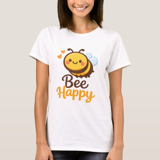 T-shirt Être Heureux (Devant)