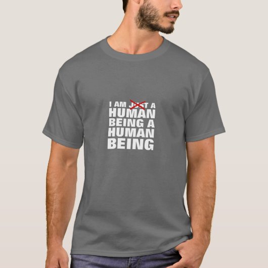 T-shirt Être humain (Devant)