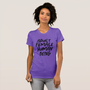T-shirt Être humain féminin adulte