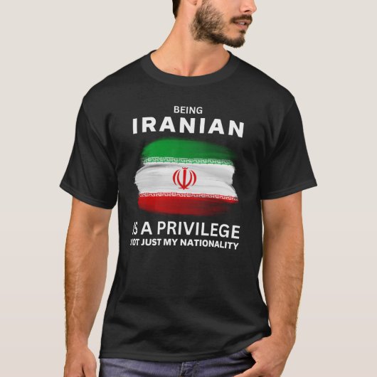T-shirt Être Iranien est un privilège (Devant)