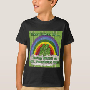 T-shirt Être Irlandais le jour de la Saint-Patrick