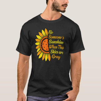 T-shirt Être la lumière de quelqu'un Graphique de sensibil