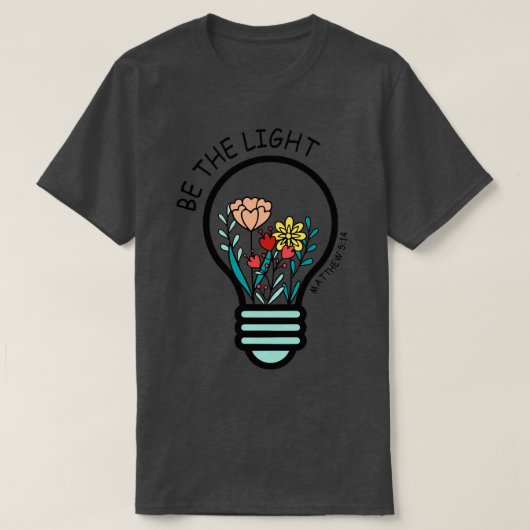 T-shirt être la lumière matthew 514 santé mentale (Design devant)