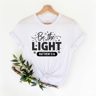 T-shirt Être la Lumière | T-shirt avec verset bibl