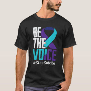 T-shirt Être la Voix Arrêter la Prise de Conscience sur le