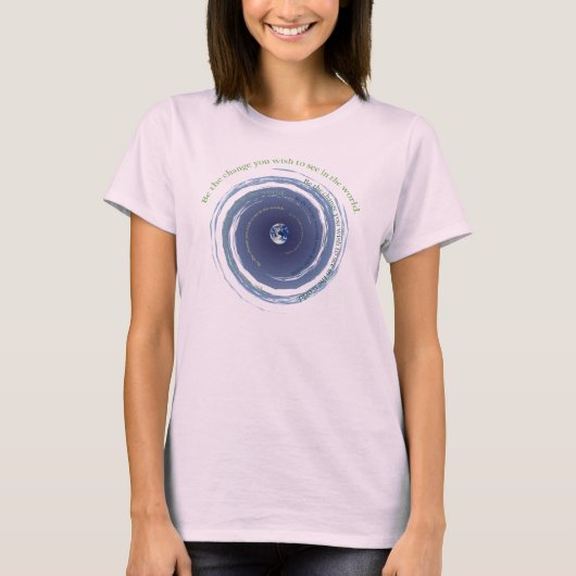 T-shirt Être le changement (Devant)