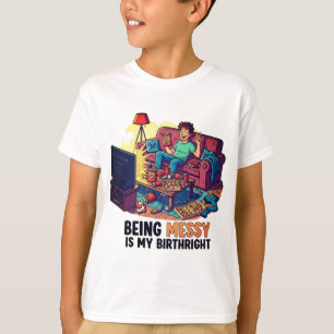 T-shirt Être Mal Est Mon Droit De Naissance
