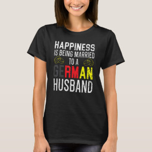 T-shirt Être Marié À Un Mari Allemand Femme Allemagne Drap