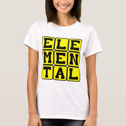T-shirt Être mythique élémentaire (Devant)