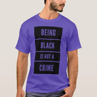 T-shirt Être Noir n'est pas un crime 4