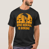 T-shirt Être Normal Est Boring Paramotor Skydiver 2 (Devant)