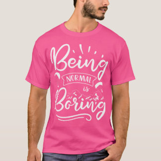T-shirt Être Normal Est Ennuyant Parachute Paraglider Skyd