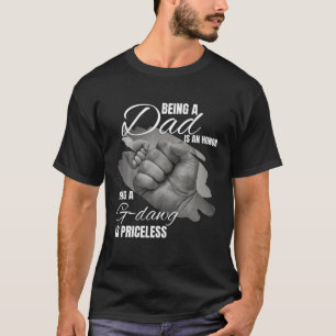 T-shirt Être Papa Est Un G-Dawg Honneur Est Un Don Inestim