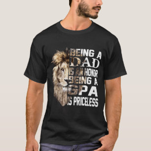 T-shirt Être Papa Est Un Gpa Honneur Est Un Pères Inestima
