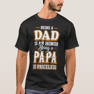 T-shirt Être Papa Est Un Honneur Être Papa Est Un Aa Inest