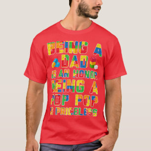 T-shirt Être papa est un honneur être poppop grand-père po