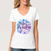 T-shirt Être positif (Devant)