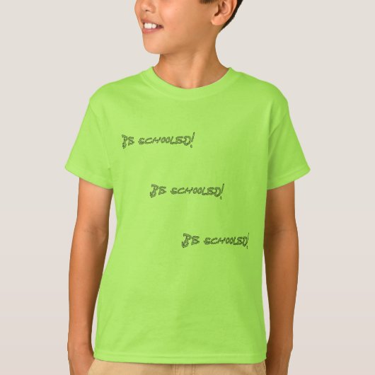 T-shirt Être scolarisé-II (Devant)