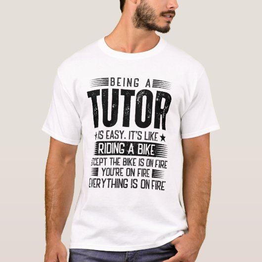 T-shirt Être Tuteur Est Facile (Devant)