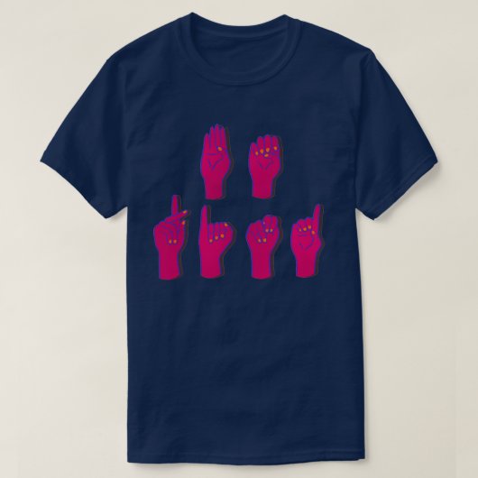 T-shirt Être type ASL 10 (Design devant)