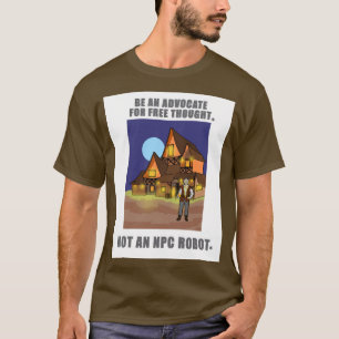 T-shirt Être un avocat/Pensée libre (Dessin de Taverne)