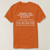 T-shirt Être Un Comptable Est Facile Itx27 Comme Faire Un  (Design devant)