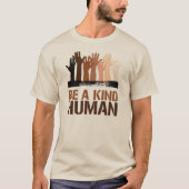 T-shirt Être un être humain (Devant)