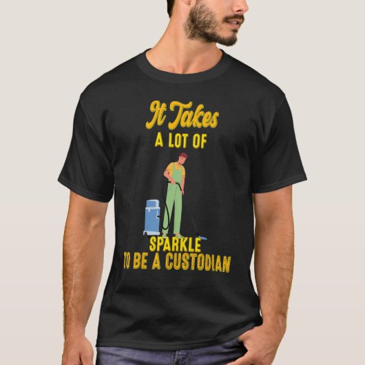 T-shirt Être Un Gardien Drôle Dit Graphique (Devant)