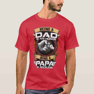 T-shirt Être un père est un honneur mais être un papa est