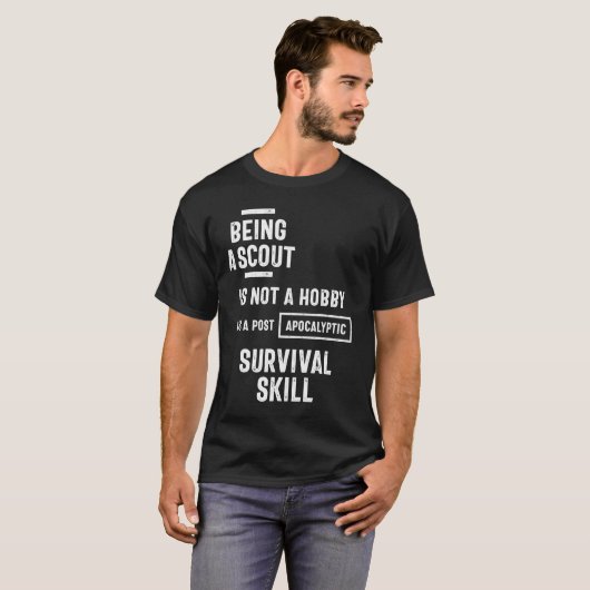 T-shirt Être Un Scout N'Est Pas Un Hobby (Devant entier)