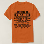 T-shirt Être Un Trader Isnx27t Easy Stock Forex Trading (Design devant)